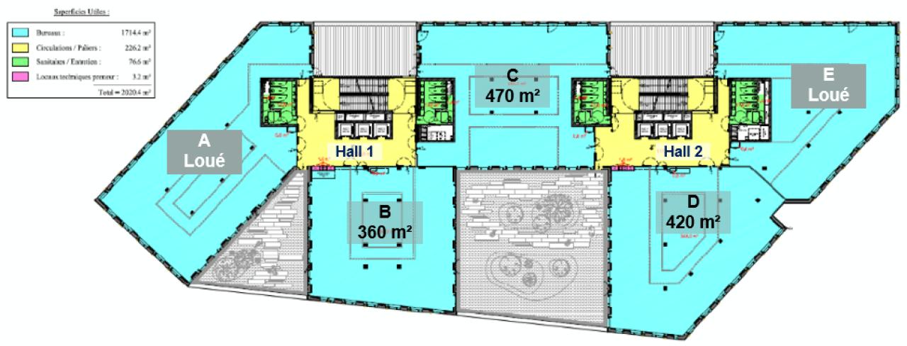 Bureau Villeurbanne 5592m² Location bureau Villeurbanne Rhône OLBUR2110003 50